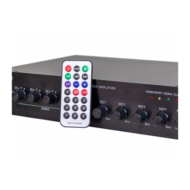 Трансляційний мікшер-підсилювач із USB DV audio LA-80.4P Трансляційний мікшер-підсилювач із USB DV audio LA-80.4P