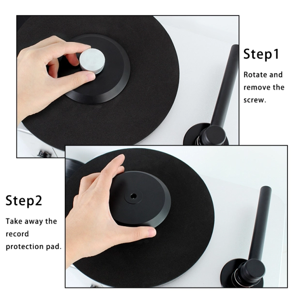 Автоматична машина для очищення вінілових пластинок (вакуумного типу) Goka GK-R12A BLACK