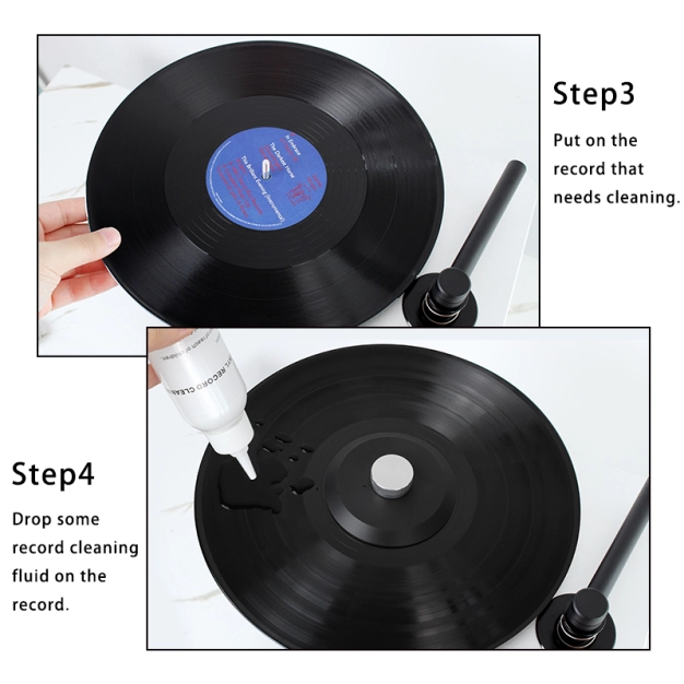 Автоматична машина для очищення вінілових пластинок (вакуумного типу) Goka GK-R12A BLACK