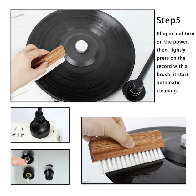 Автоматична машина для очищення вінілових пластинок (вакуумного типу) Goka GK-R12A BLACK