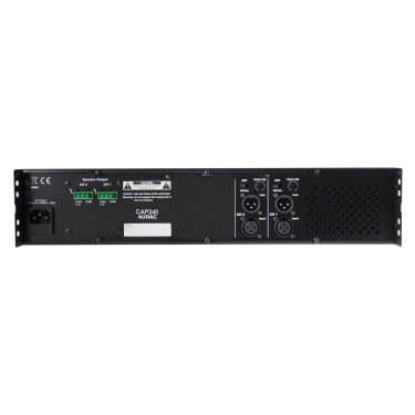 Двоканальний підсилювач потужності 2 x 480W 100V Audac CAP248
