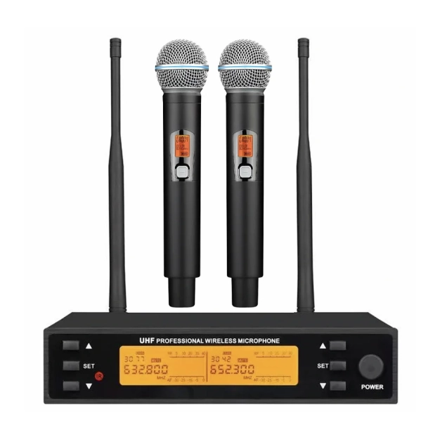 DV audio radio system PGX-24 MKII with handheld microphones