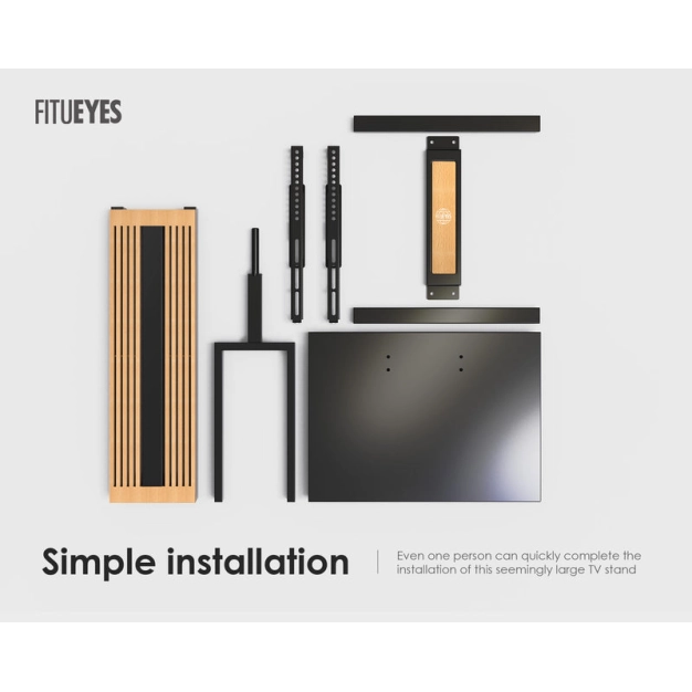 Підлогова стійка під ТБ Fitueyes Zen Series 32-65 "(S02N1444B-UK) Black