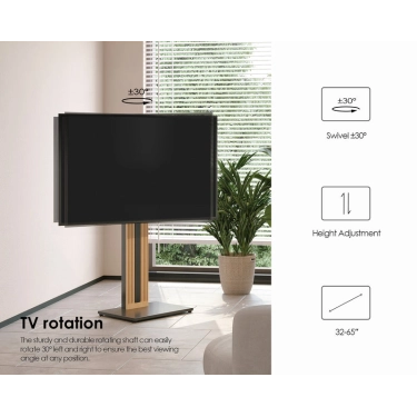 Підлогова стійка під ТБ Fitueyes Zen Series 32-65 "(S02N1444B-UK) Black