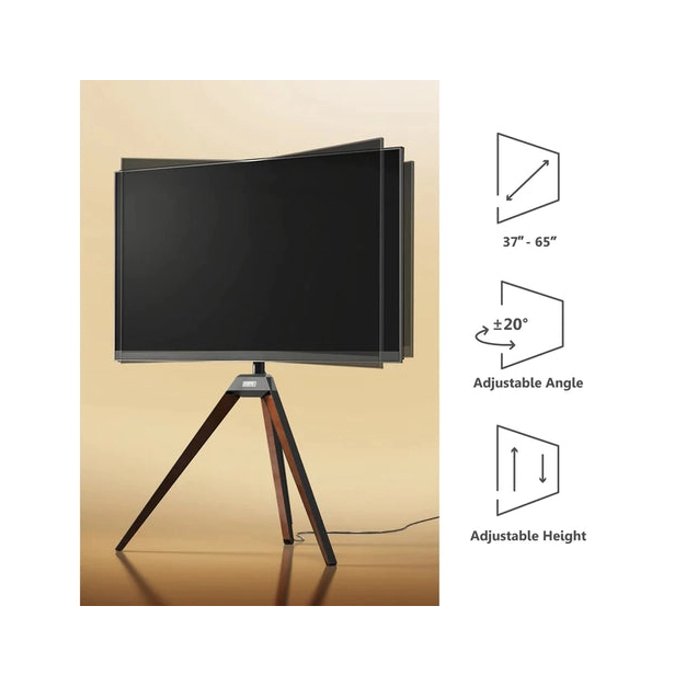 Підлогова стійка під ТБ Fitueyes Picasso Series 37-65″ (F08P1441L-UK) Walnut