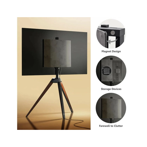 Підлогова стійка під ТБ Fitueyes Picasso Series 37-65″ (F08P1441L-UK) Walnut