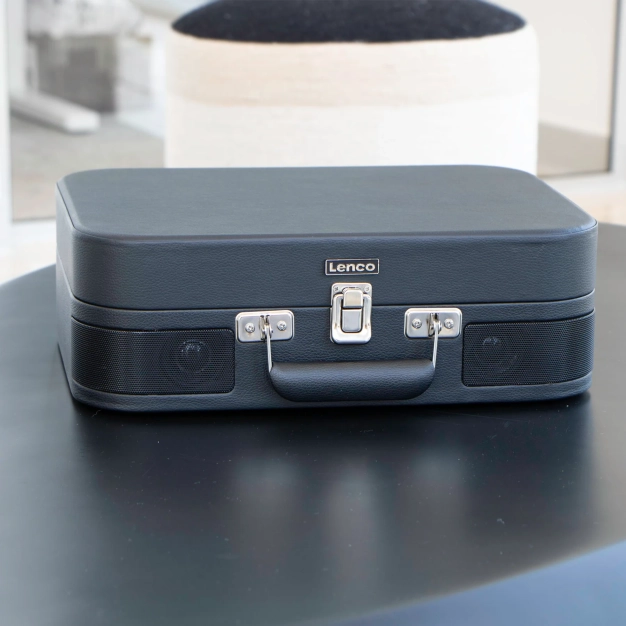 Вініловий програвач CLASSIC PHONO TT-116BK Retro Bluetooth із вбудованими динаміками, чорний