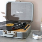 Ретро-програвач вінілових платівок Lenco TT-116GY Grey Ретро-програвач вінілових платівок Lenco TT-116GY Grey