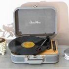Ретро-програвач вінілових платівок Lenco TT-116GY Grey Ретро-програвач вінілових платівок Lenco TT-116GY Grey