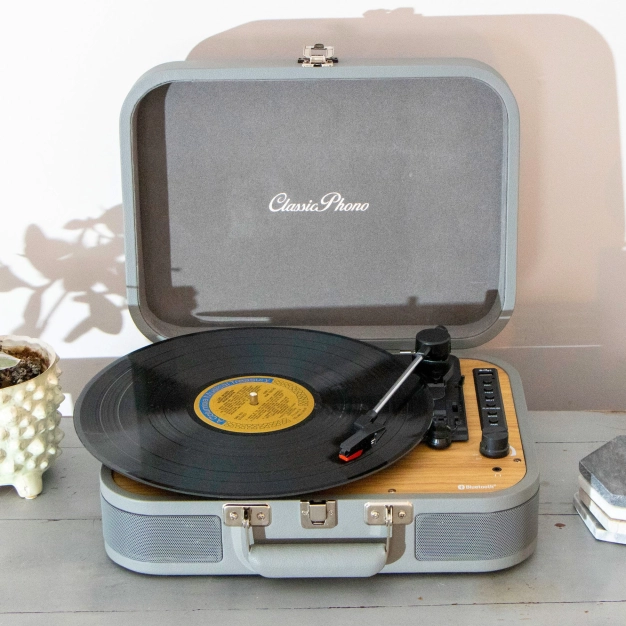 Ретро-програвач вінілових платівок Lenco TT-116GY Grey Ретро-програвач вінілових платівок Lenco TT-116GY Grey