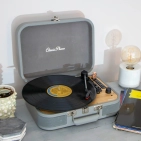 Ретро-програвач вінілових платівок Lenco TT-116GY Grey Ретро-програвач вінілових платівок Lenco TT-116GY Grey