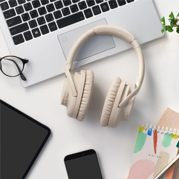 Бездротові навушники з шумопоглинанням Audio-Technica ATH-S300BT Beige