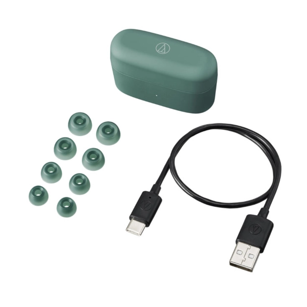 Навушники Audio-Technica ATH-CKS30TW+GR Green