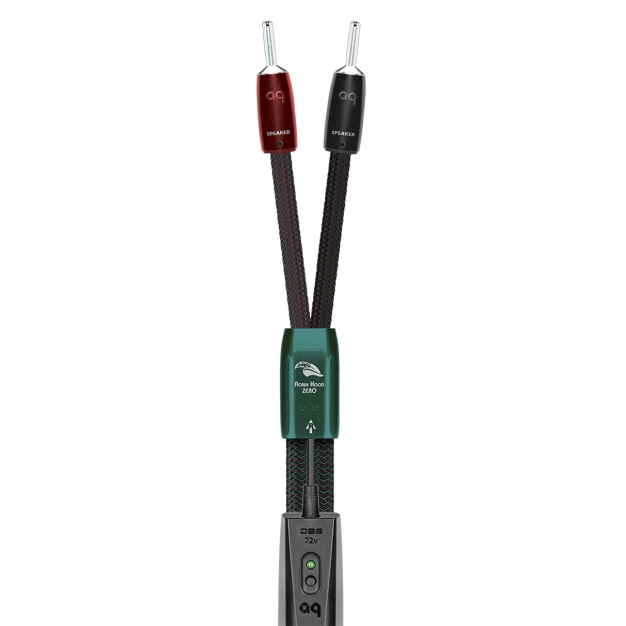 Speaker cable AUDIOQUEST Pair 2.5m Robin Hood Zero Full-Range BAN/S