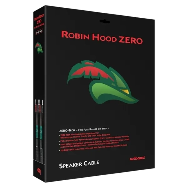 Акустичний кабель AUDIOQUEST Pair 2.5m Robin Hood Zero Full-Range BAN/S