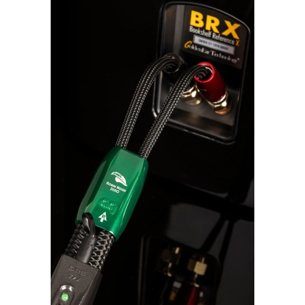 Акустичний кабель AUDIOQUEST Pair 2.5m Robin Hood Zero Full-Range BAN/S Акустичний кабель AUDIOQUEST Pair 2.5m Robin Hood Zero Full-Range BAN/S