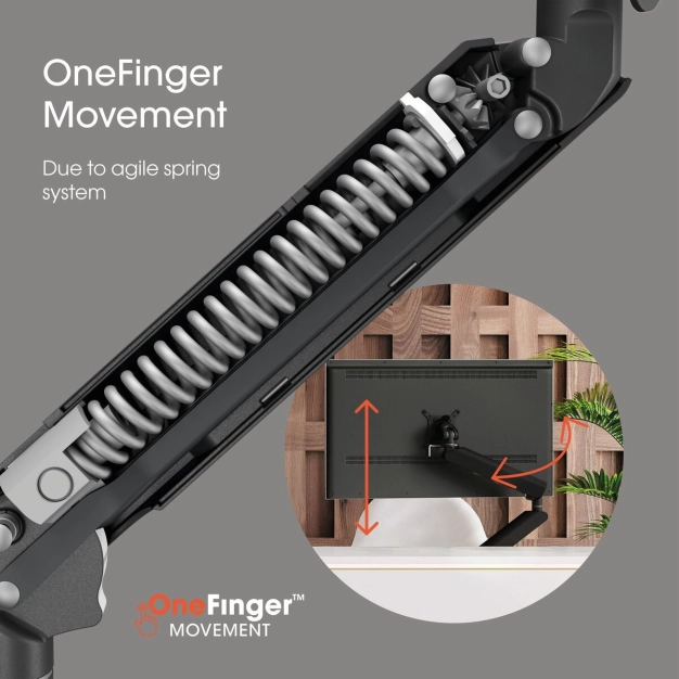 Кронштейн для монітора Vogel's MOMO 4136 Monitor Arm Motion Plus (black)