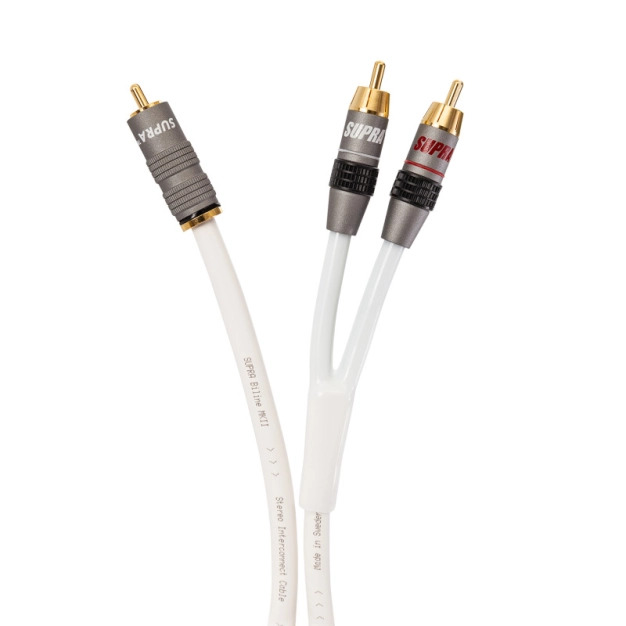 Сабвуферний кабель Supra Y-LINK 1RCA-2RCA WHITE 6M