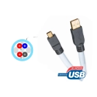 USB кабель Supra USB 2.0 A-MINI B BLUE 3M USB кабель Supra USB 2.0 A-MINI B BLUE 3M
