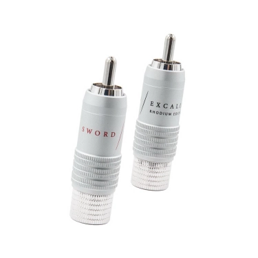 Конектори Supra RCA-8SL RHODIUM RED/BLACK PAIR BULK