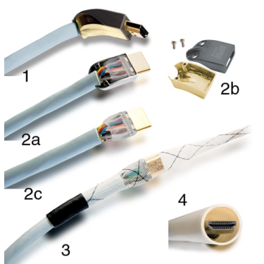 Установчий комплект Supra HDMI INSTALL KIT MET-B/BRAID