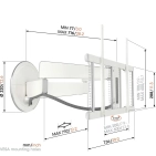 Vogel's TVM 7655 (white) Кронштейн настінний для LED/LCD/OLED Vogel's TVM 7655 (white) Кронштейн настінний для LED/LCD/OLED