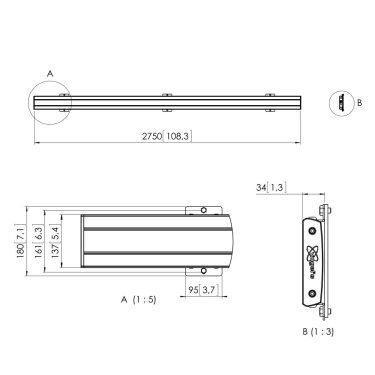 Vogel's PFB3427B Інтерфейсна панель