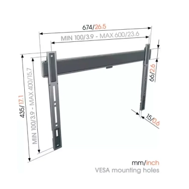 Vogel's TVM 5605 Кронштейн настінний для LED/LCD/OLED