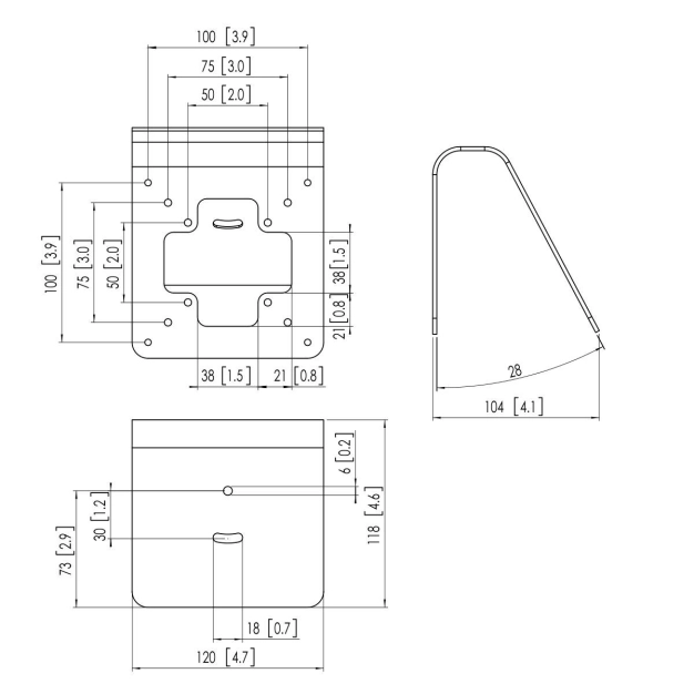 Vogel's PTA3103 Настінне / настільне кріплення