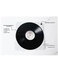 Mat for cleaning records (collapsible)