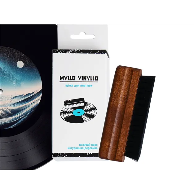 Щітка для очищення платівок (козячий ворс) Щітка для очищення платівок (козячий ворс)