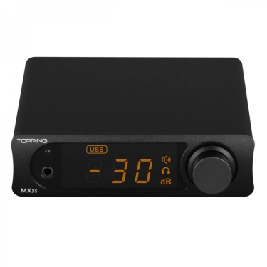 Підсилювач класу D Topping MX3S Підсилювач для навушників ЦАП Bluetooth 2x50 Вт 4 Ом 24 біт 192 кГц чорний