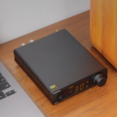 Підсилювач класу D Topping MX3S Підсилювач для навушників ЦАП Bluetooth 2x50 Вт 4 Ом 24 біт 192 кГц чорний
