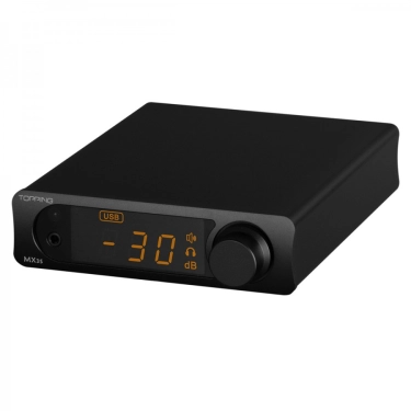 Підсилювач класу D Topping MX3S Підсилювач для навушників ЦАП Bluetooth 2x50 Вт 4 Ом 24 біт 192 кГц чорний