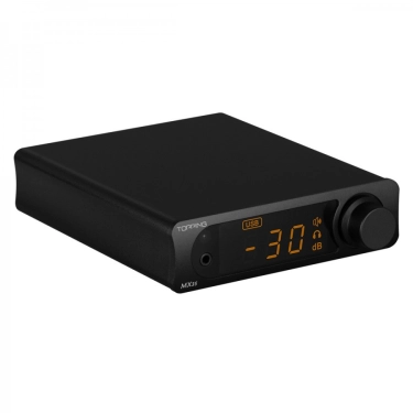 Підсилювач класу D Topping MX3S Підсилювач для навушників ЦАП Bluetooth 2x50 Вт 4 Ом 24 біт 192 кГц чорний