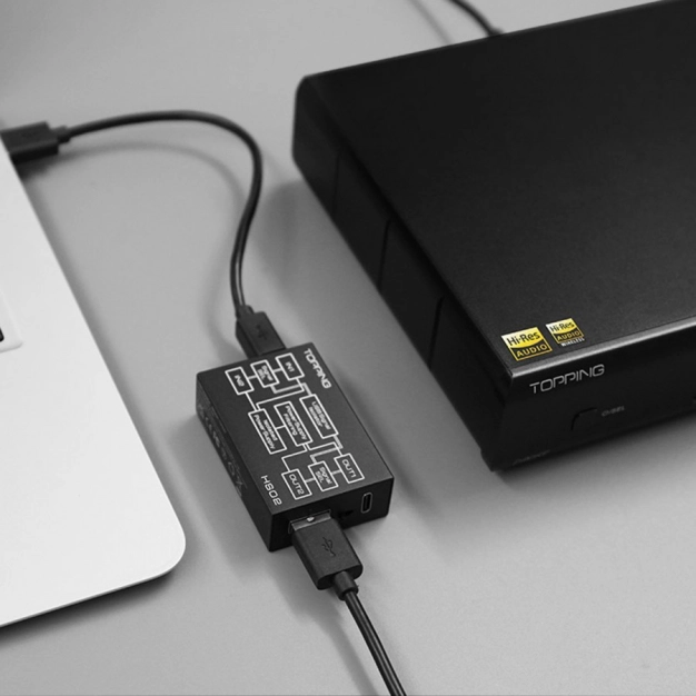 Topping HS02 USB Audio Isolator 32bit 768kHz DSD512 Topping HS02 USB Audio Isolator 32bit 768kHz DSD512