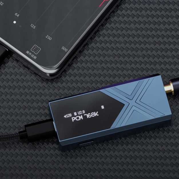 ЦАП з підсилювачем для навушників FiiO KA17 Blue