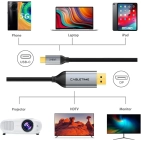 Кабель цифровий Vention Cabletime Type-C - DisplayPort, 2 m (CC20H) купити Кабель цифровий Vention Cabletime Type-C - DisplayPort, 2 m (CC20H) купити
