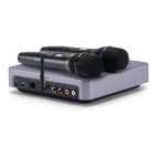 Караоке-система для дому EVOBOX Plus [Graphite] з цифровими мікрофонами та EvoCase у комплекті