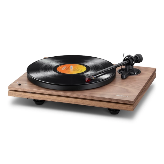 Vinyl record player Music Hall MMF-3.3 SE Walnut 2m-red