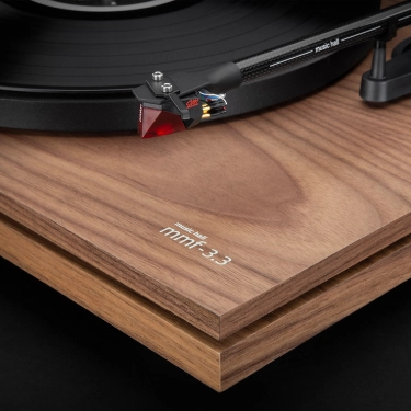 Програвач вінілових платівок Music Hall MMF-3.3 SE Walnut 2m-red