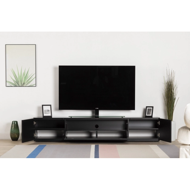 Тумба для телевізора Sonorous STA 200T-BLK-BLK-BS, відео. Тумба для телевізора Sonorous STA 200T-BLK-BLK-BS, відео.
