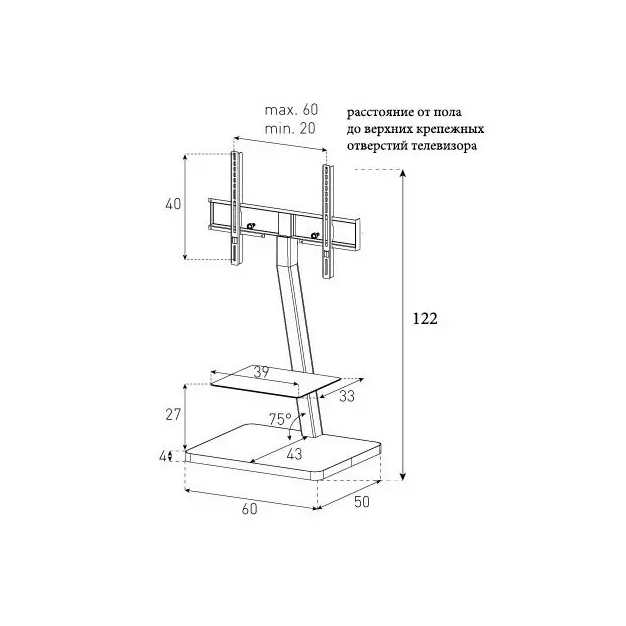 Стійка під телевізор Sonorous PL 2710-BLK-SLV, оцінка користувачів.