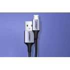 Кабель USB Ugreen US290 USB-A 2.0 - MicroUSB, 1.5 m Black 60147 купити Кабель USB Ugreen US290 USB-A 2.0 - MicroUSB, 1.5 m Black 60147 купити