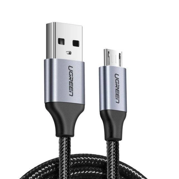 Кабель USB Ugreen US290 USB-A 2.0 - MicroUSB, 1.5 m Black 60147 купити