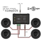 Стерео підсилювач airScope X1AMPDin