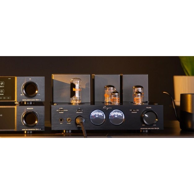 Ламповий підсилювач Cayin HA-2A Black купити в Україні.