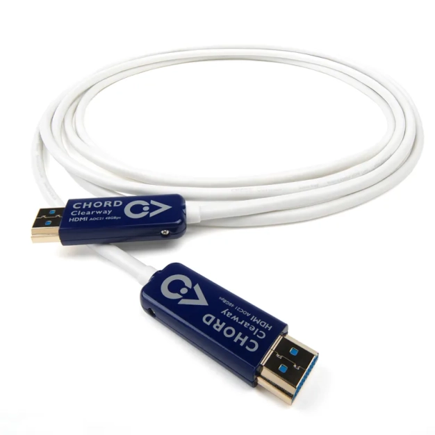 Кабель HDMI Chord Clearway HDMI AOC 8k (48Gbps) 10m, відео.