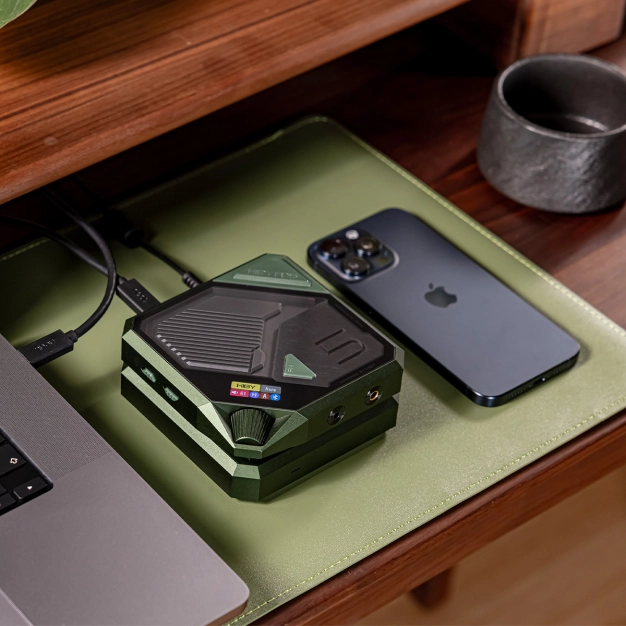 ЦАП та підсилювач для навушників HiBy FD5 Green купити в Україні, ціна ЦАП та підсилювач для навушників HiBy FD5 Green купити в Україні, ціна