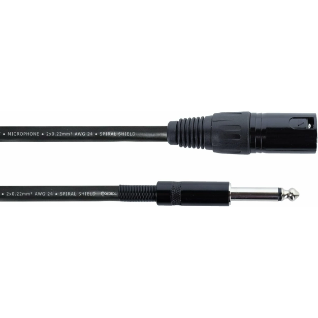 Кабель Cordial EM 5 MP XLR-Jack моно для підключення інструментів